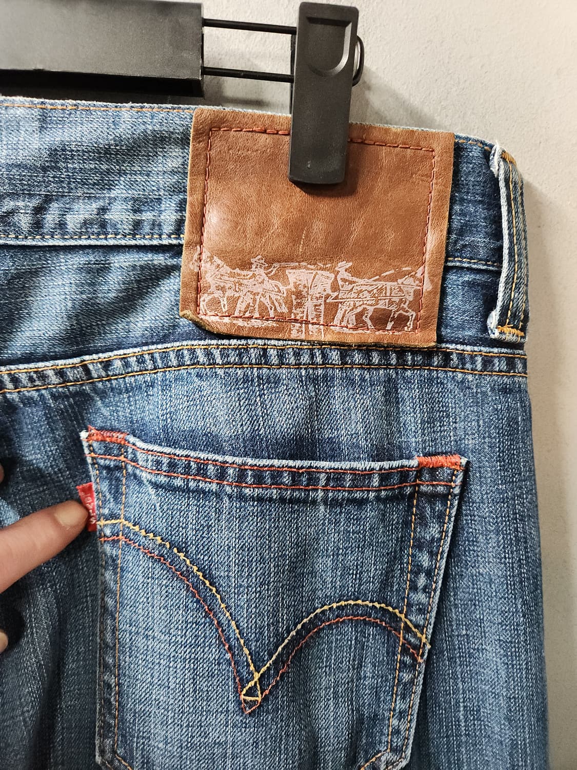 리바이스 PR523 스트레이트핏 프리미엄 데님 청바지 상품이미지4