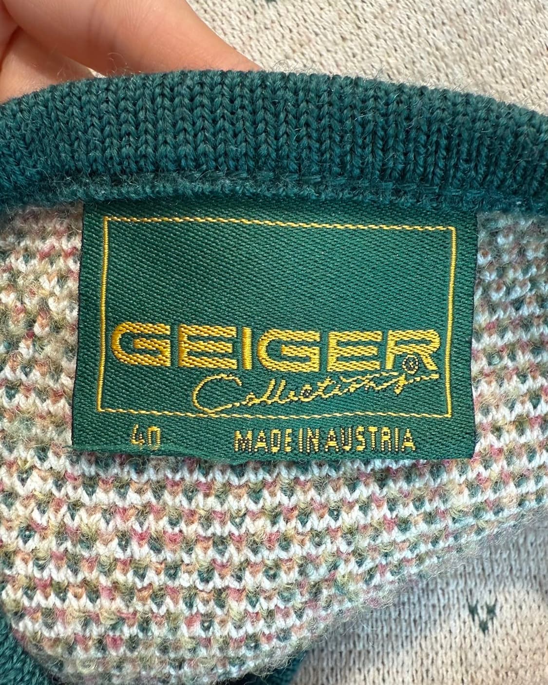 가이거 그린 플로랑 베스트 자켓 상품이미지8