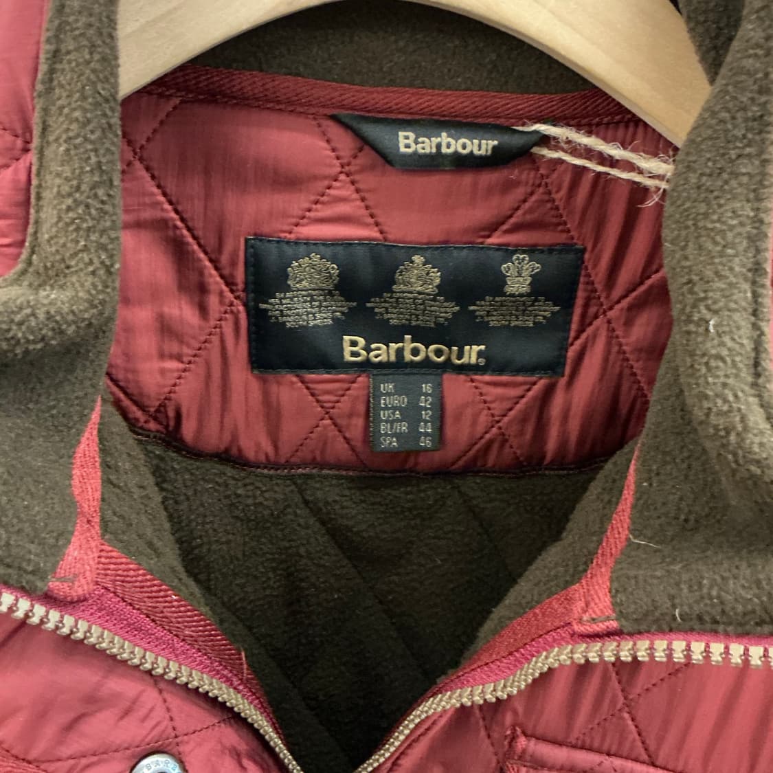 바버 퀼팅 자켓 상품이미지2