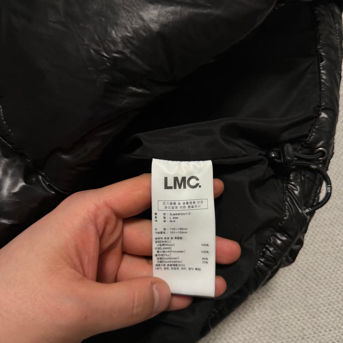 LMC 로고 패딩조끼 상품이미지4