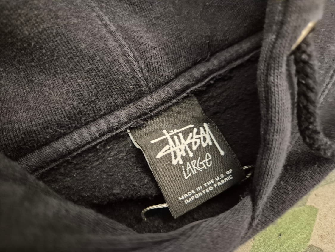 00s 스투시 카모 후드 스웻 상품이미지7