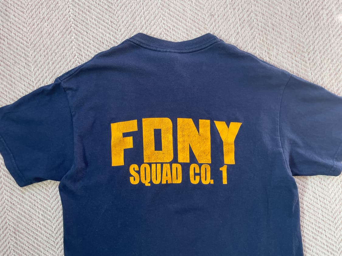 Hanes fdny squad co 1 소방국 반팔티셔츠 상품이미지2