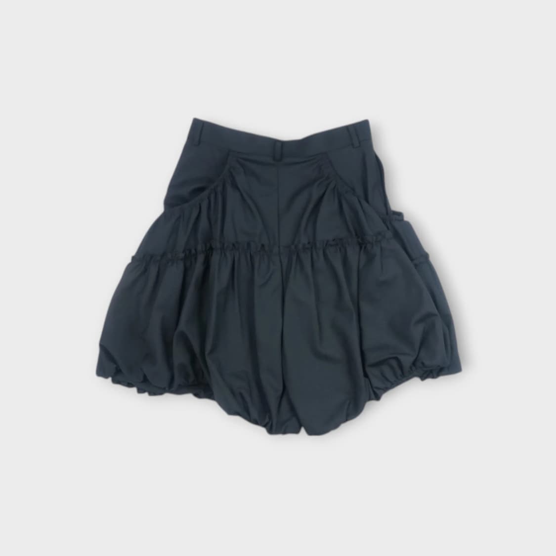 Noir Kei Ninomiya 2025ss 프릴 벌룬 쇼츠 블랙 상품이미지2