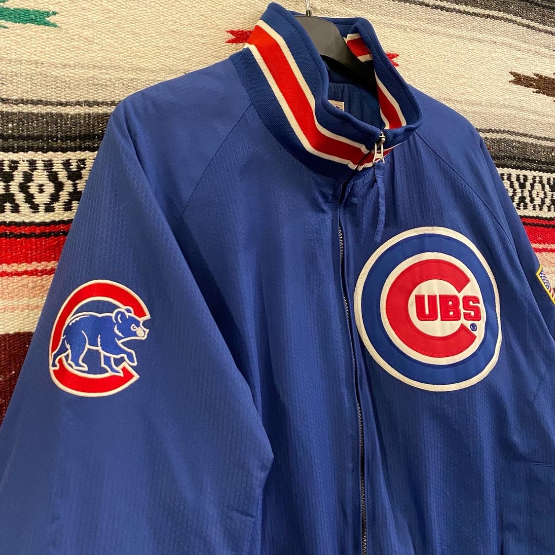 90s USA 마제스틱 시카고컵스 선수용 덕아웃자켓 상품이미지6