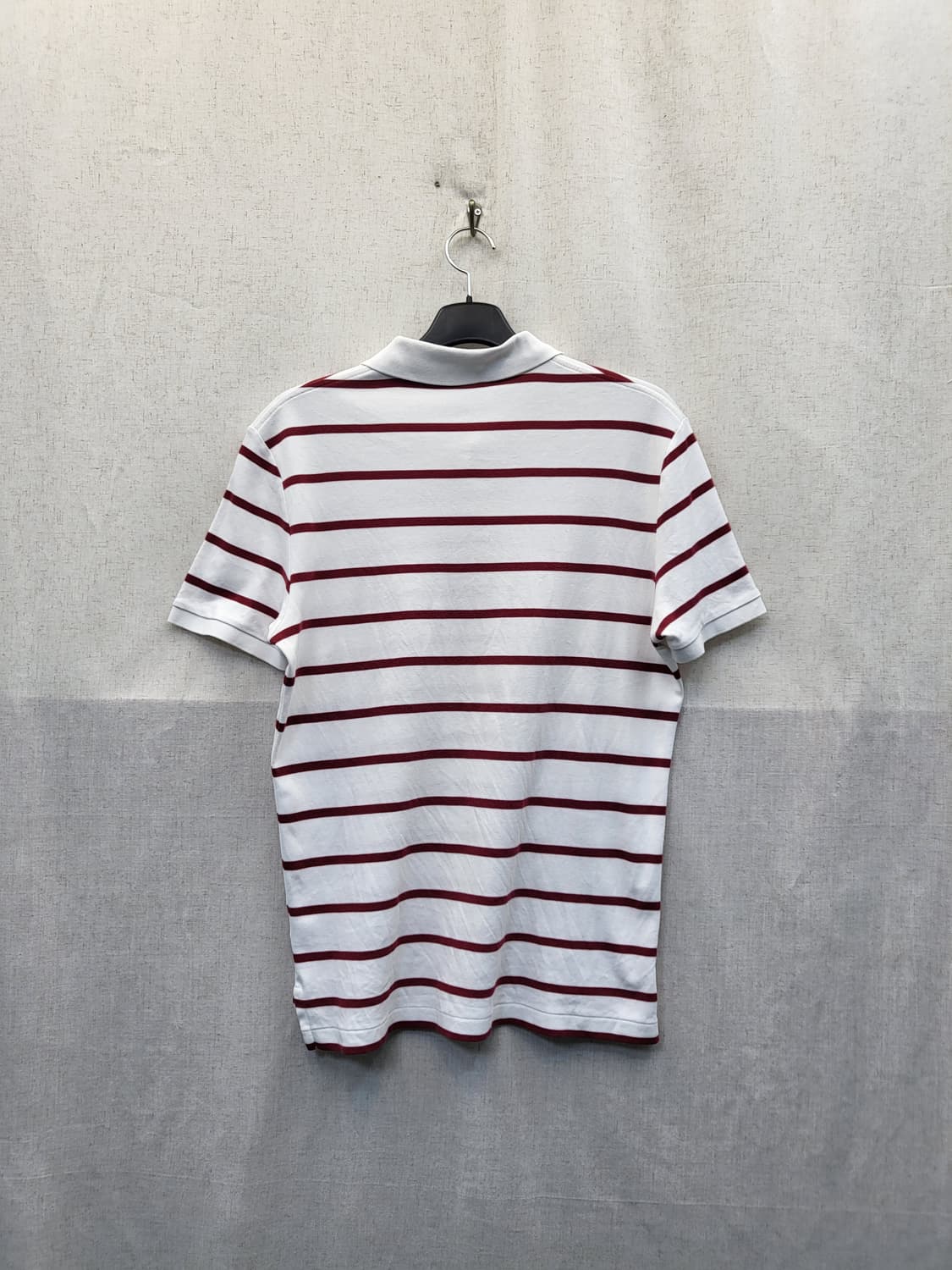 폴로 랄프로렌 스트라이프 반팔 카라티 화이트 상품이미지2