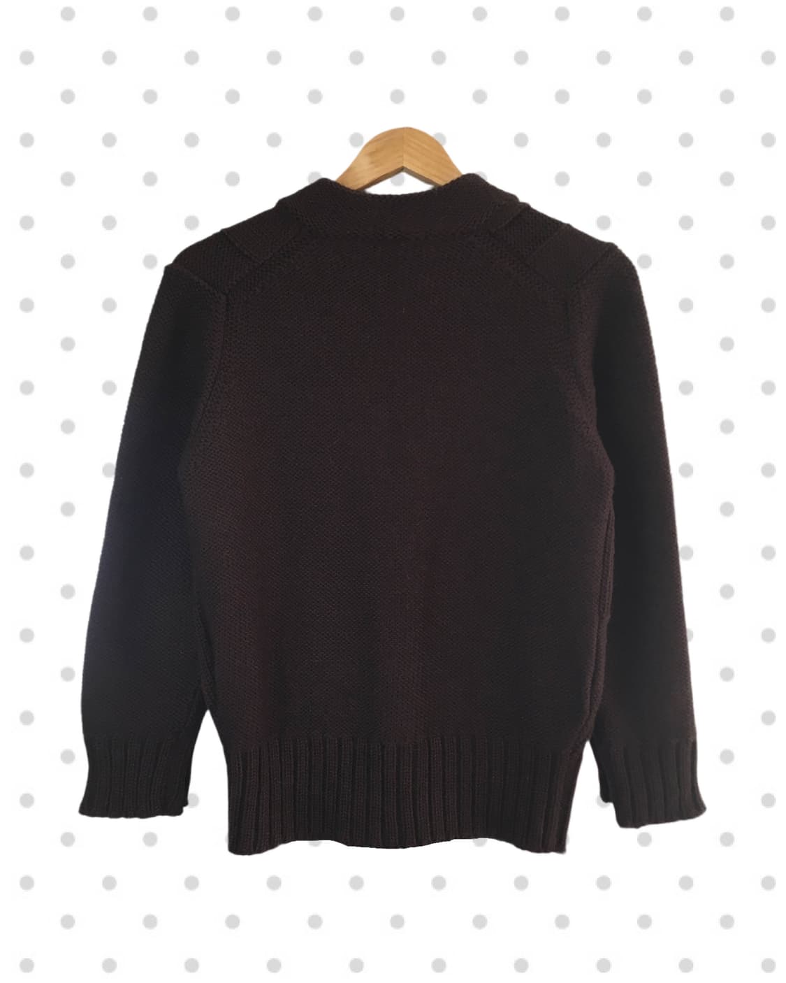 vintage floral knit cardigan brown 상품이미지6