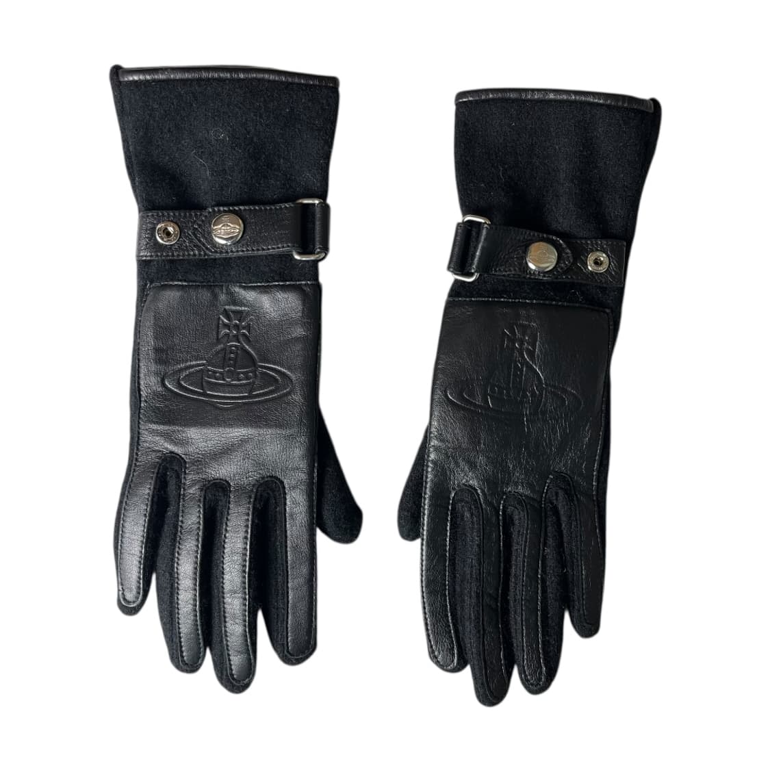 [Vivienne Westwood] 비비안웨스트우드 ORB 엠보싱 장갑 상품이미지1