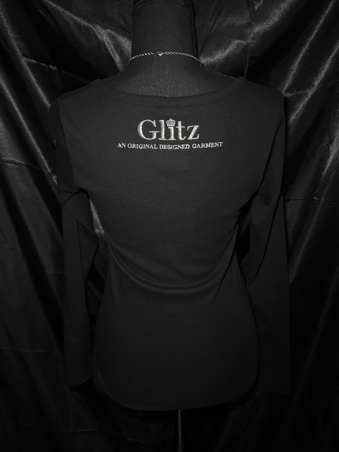 GLITZ 글리츠 블랙 롱 슬리브 펑크  상품이미지2