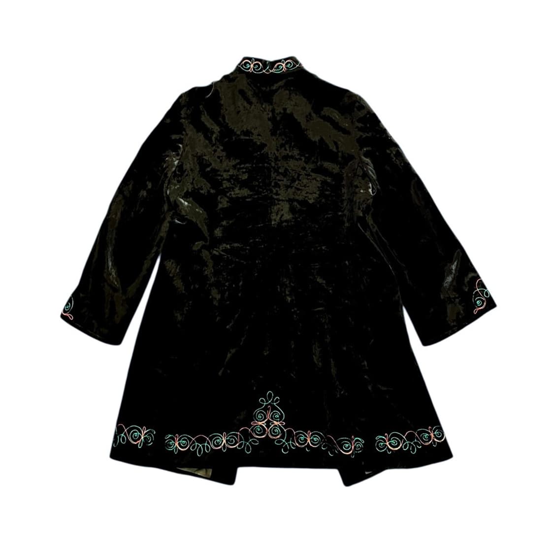 EMBROIDERED VELVET COAT 상품이미지2