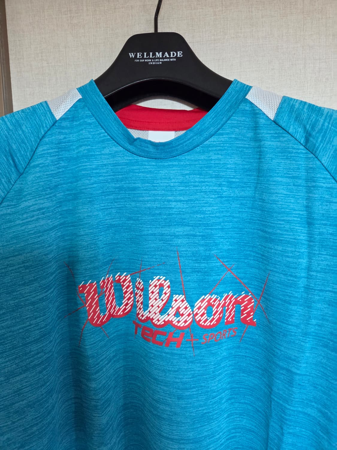 윌슨 기능성 반팔 티셔츠 블루 95 상품이미지3