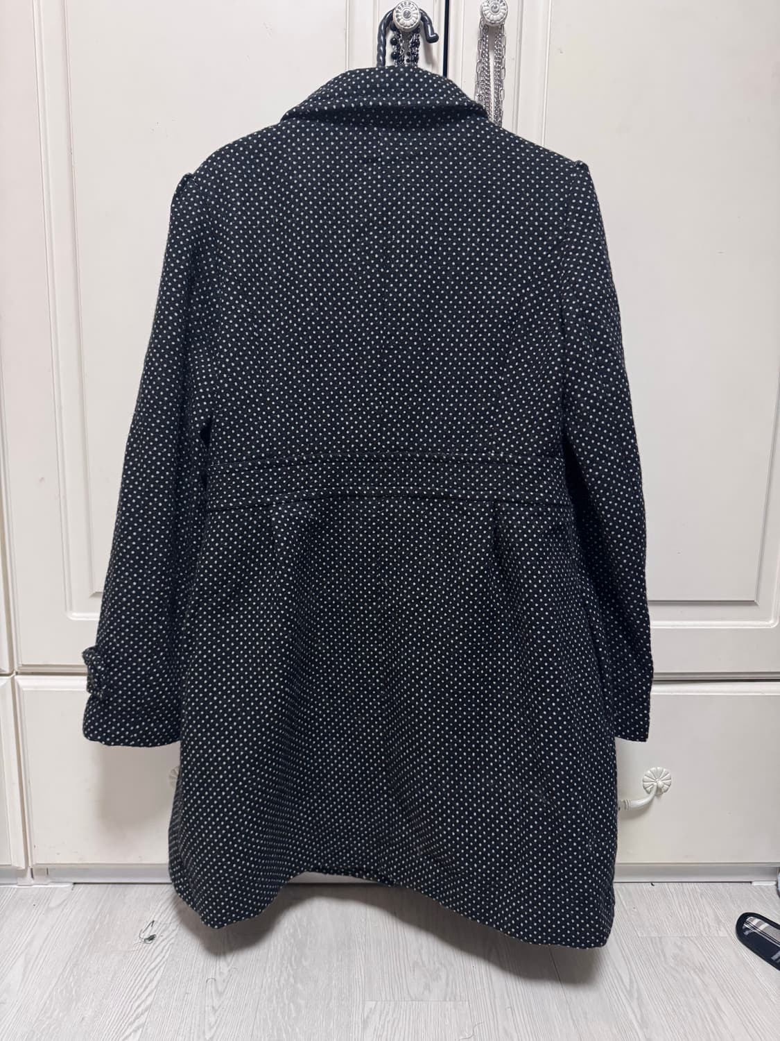 일본 빈티지 모리걸 니혼진 도트 코트 상품이미지3