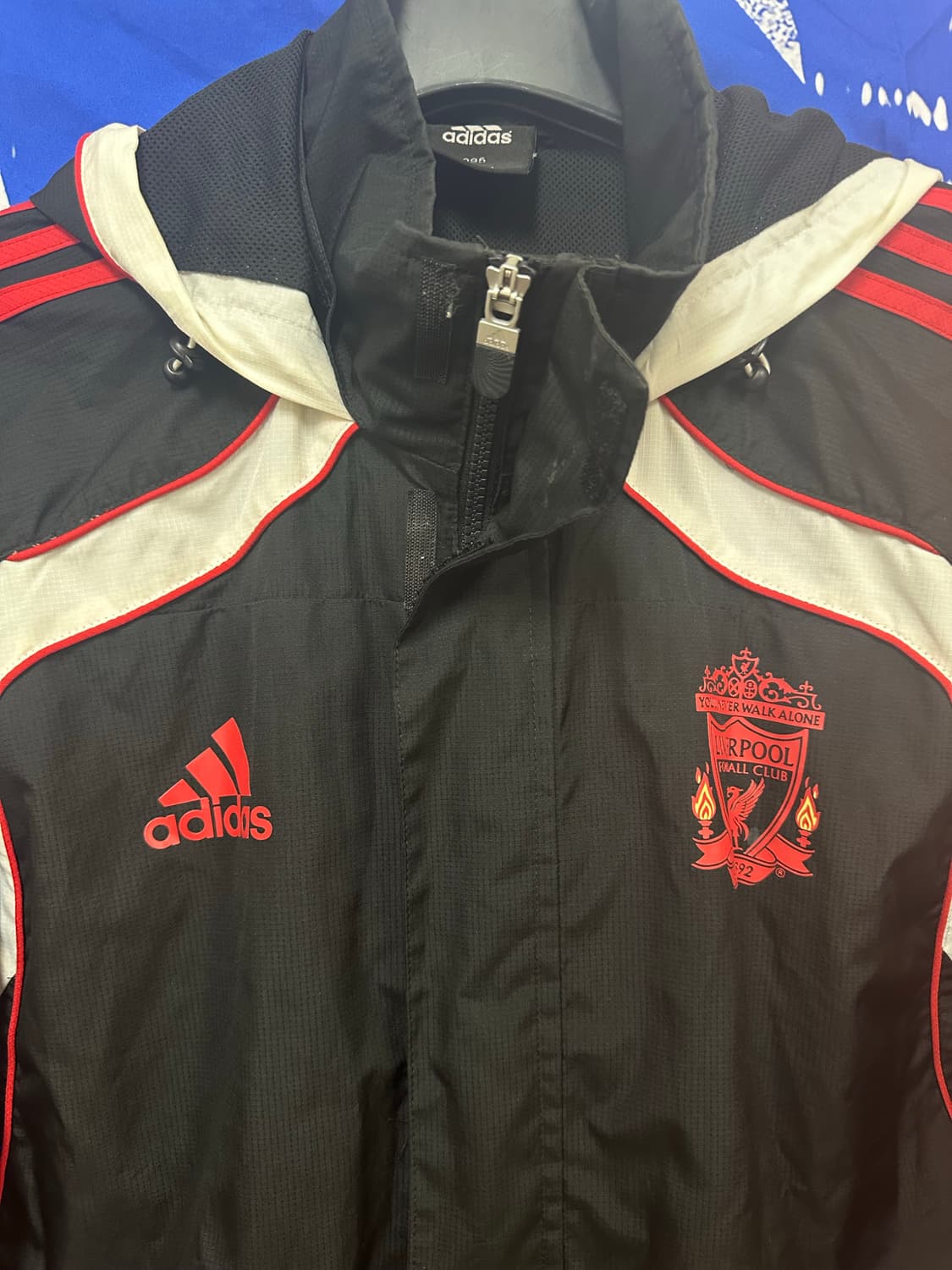s급 아디다스 올드스쿨 리버풀 오버핏 바람막이 m95 상품이미지5