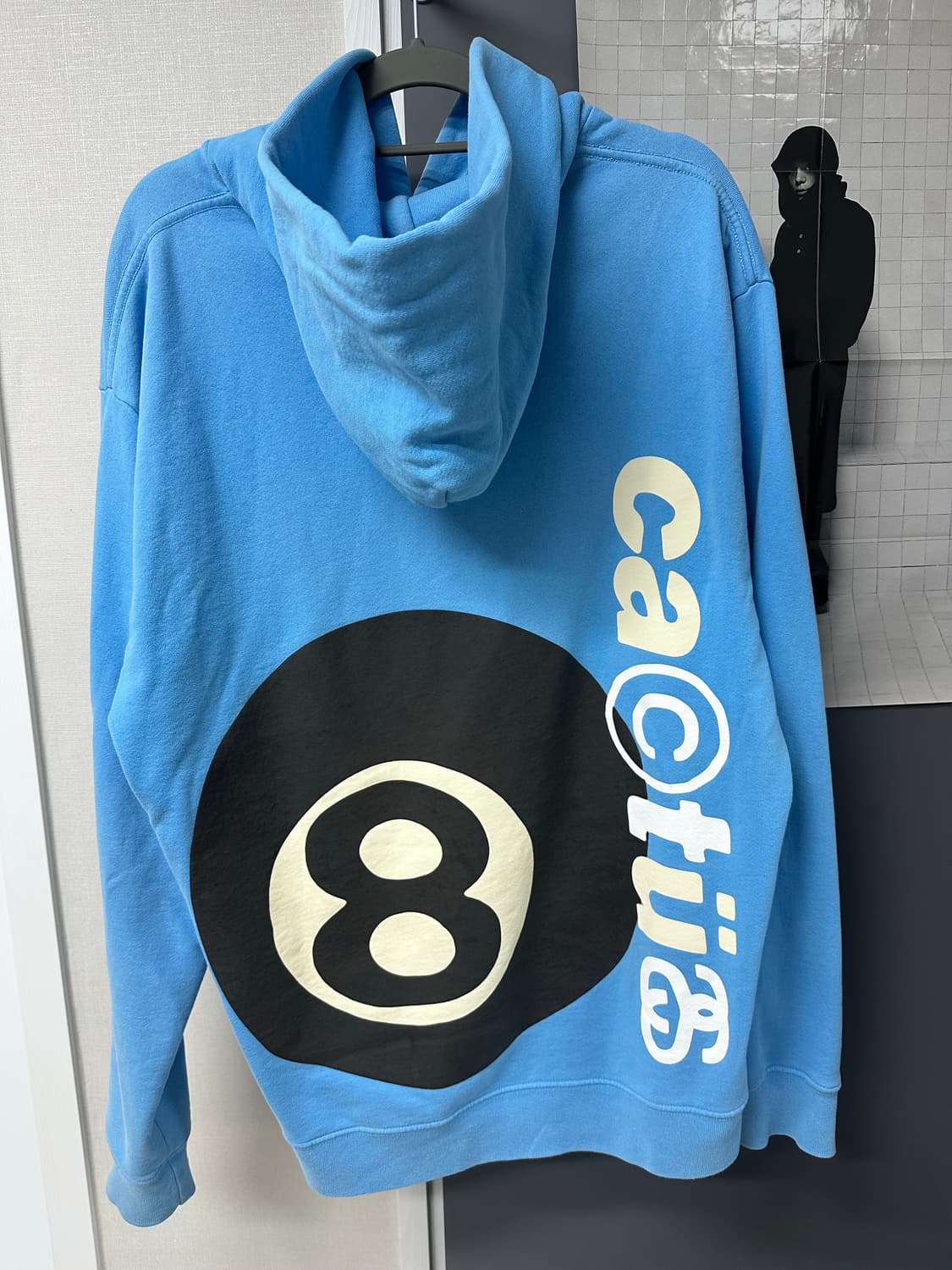 스투시 x CPFM 8볼 피그먼트 다이드 후드 블루 상품이미지2