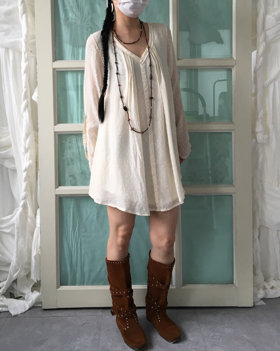 Dot pattern blouse 상품이미지9