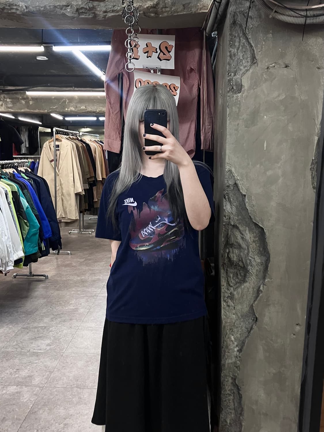 나이키 프린팅 반팔 티셔츠 딥네이비 M #csz3286 상품이미지2