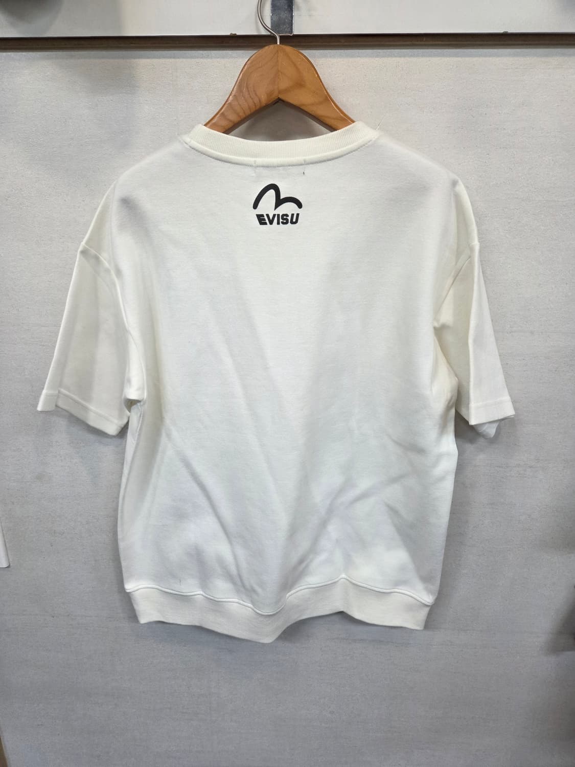 에비수 스몰로고 맨투맨 반팔 L 상품이미지2
