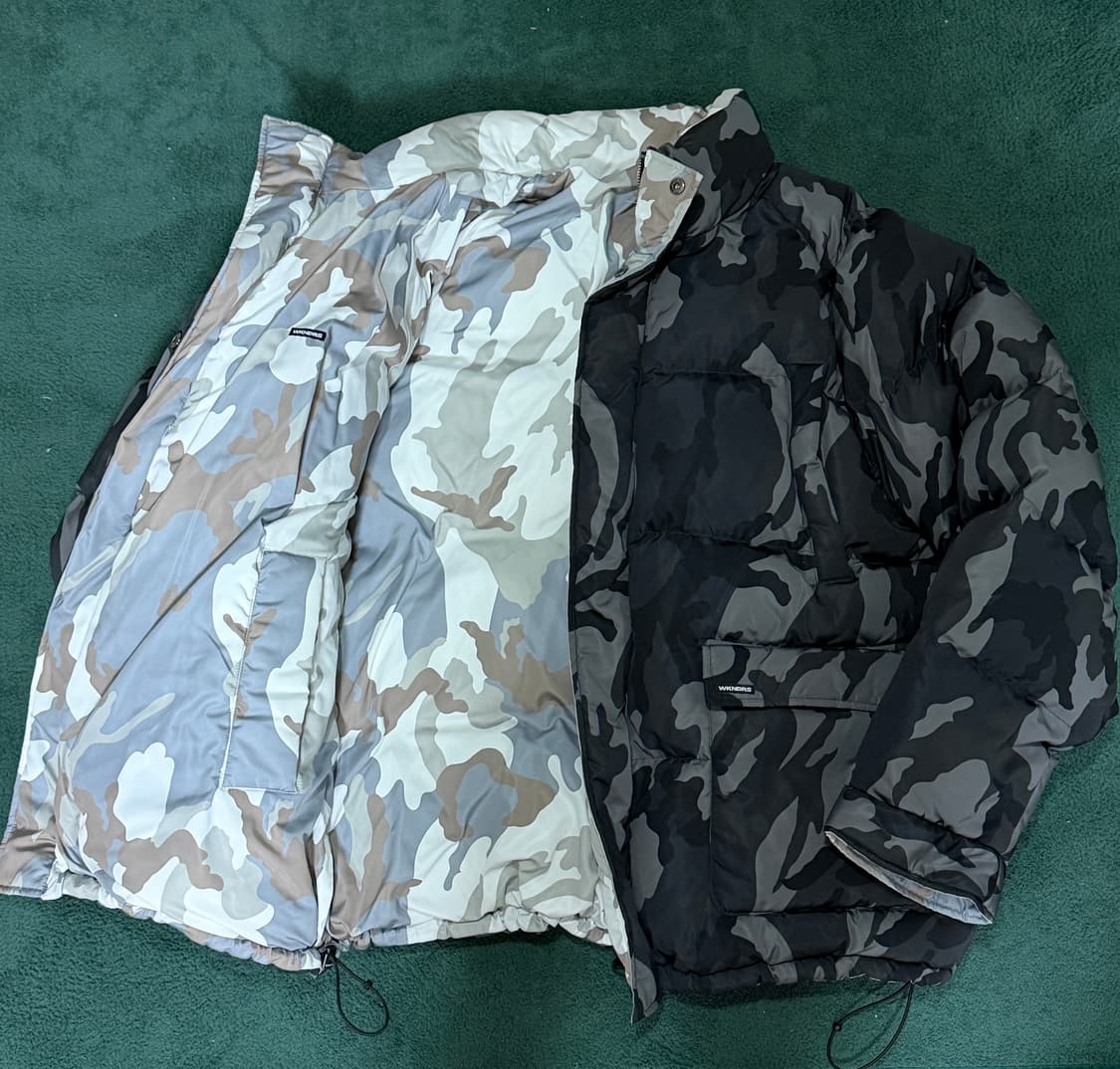 위캔더스 카모 리버시블 패딩 상품이미지2