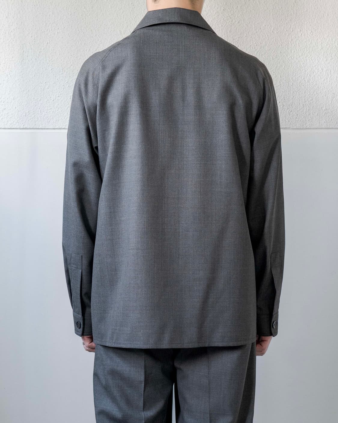 [46] 르메르 25ss 테일러드 오버 셔츠 그레이 멜란지 상품이미지4