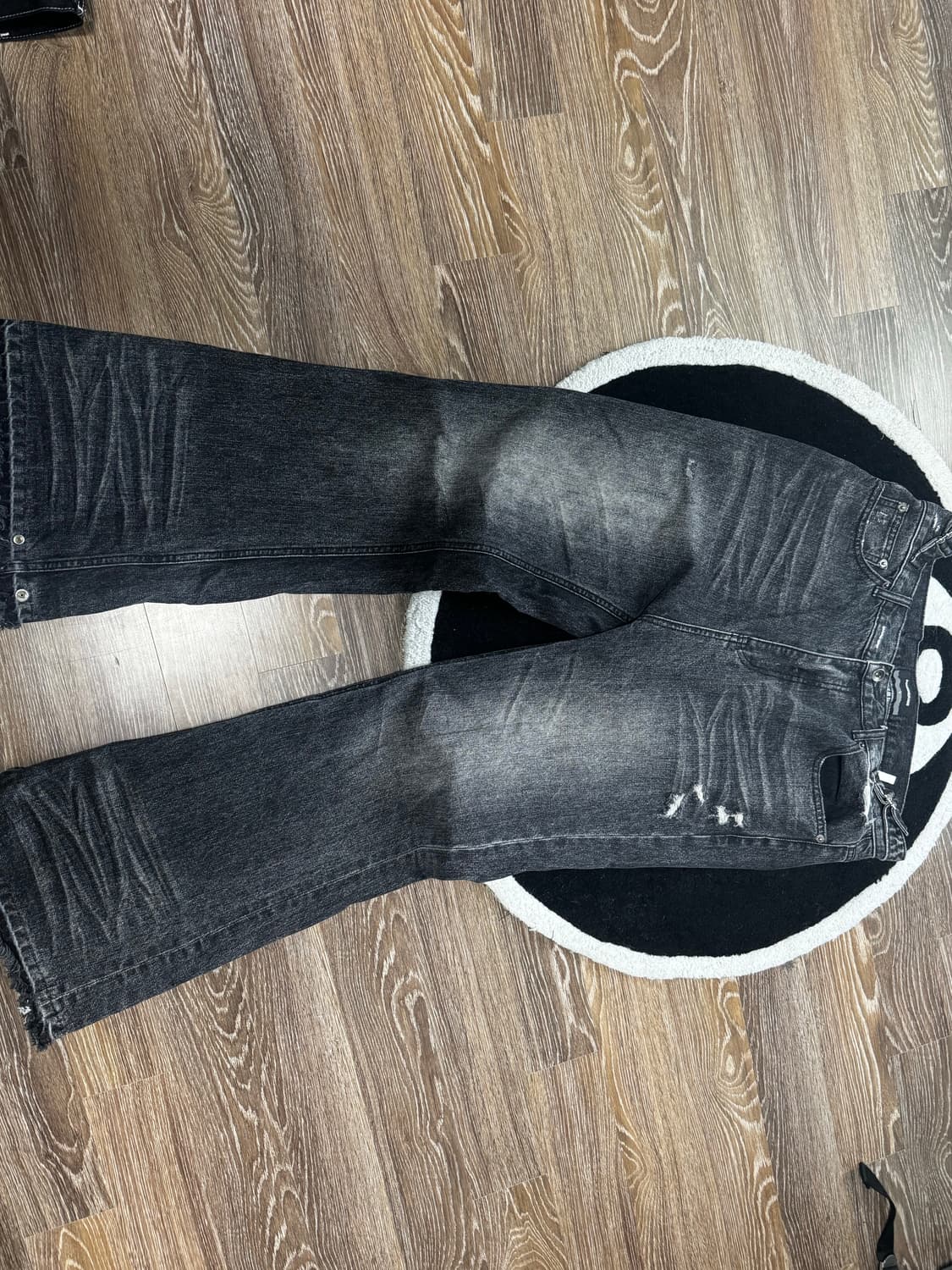 ROARINGRAD Flare Denim Pants Black 상품이미지2