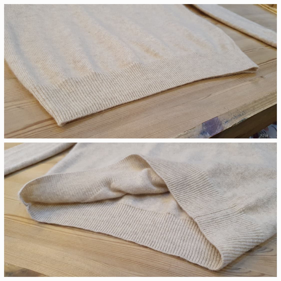 55.Cashmere 반터틀니트(베이지) 상품이미지6