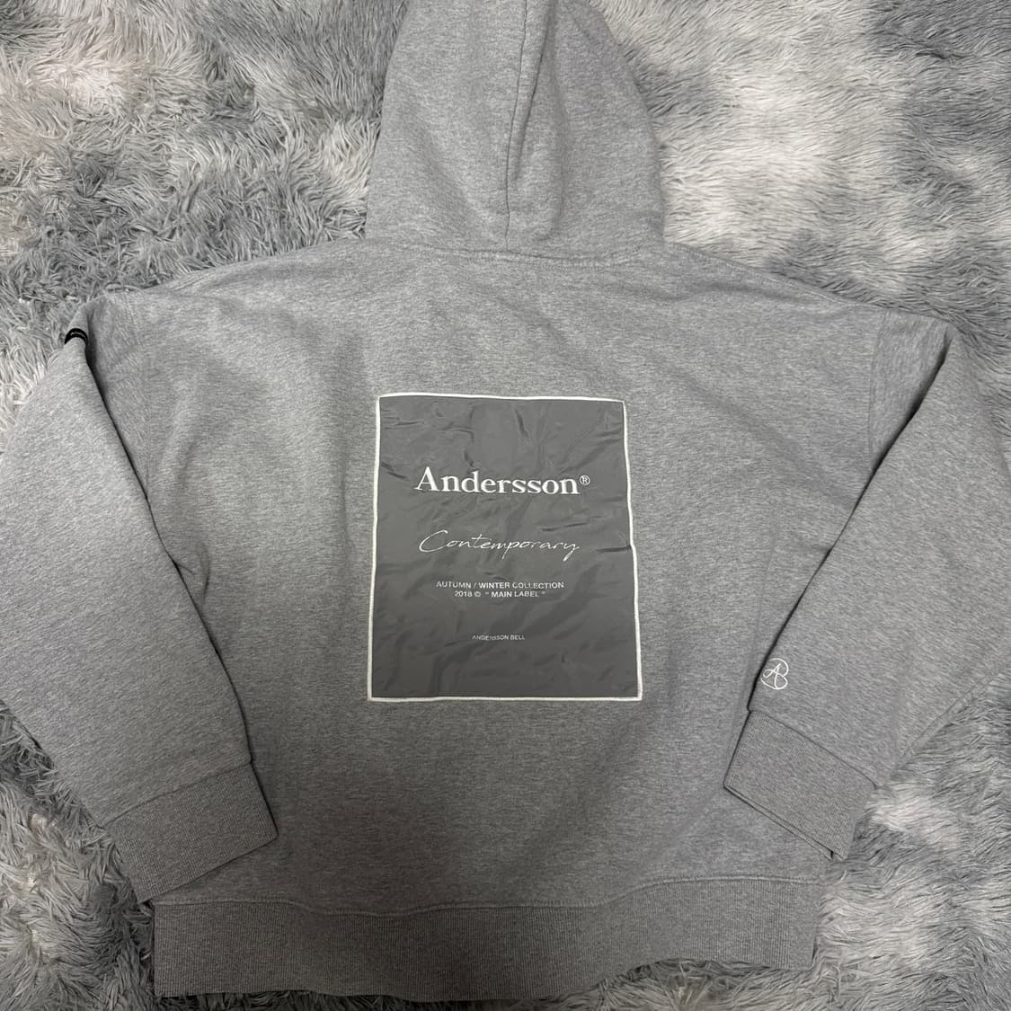 앤더슨벨 기모 후드티 M사이즈 상품이미지4