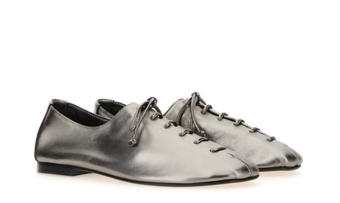 헤레우 HEREU 플레가다 메탈릭 로퍼 실버 37 상품이미지2