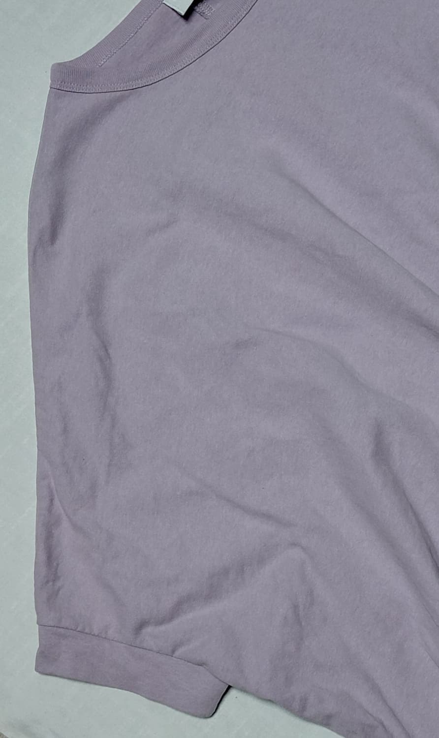 [L] 컨버스(CONVERSE) 가오리핏 티셔츠 라벤더 상품이미지3