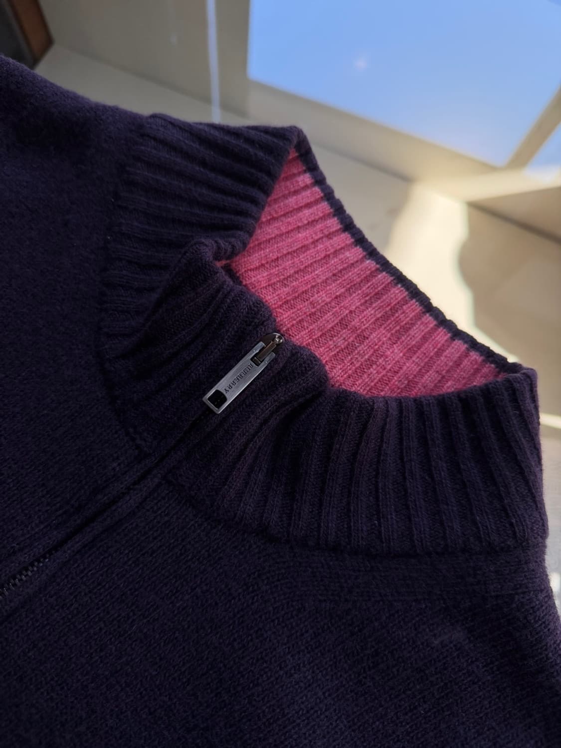 버버리 짚업 니트 100 상품이미지7