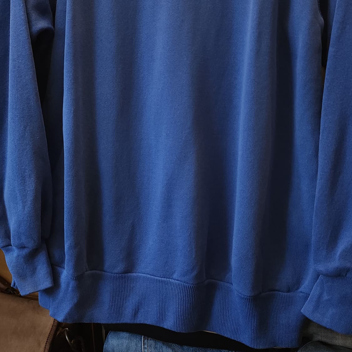 90s pannill 빈티지 스웻셔츠 플레인 스웻셔츠 블루 L 상품이미지6