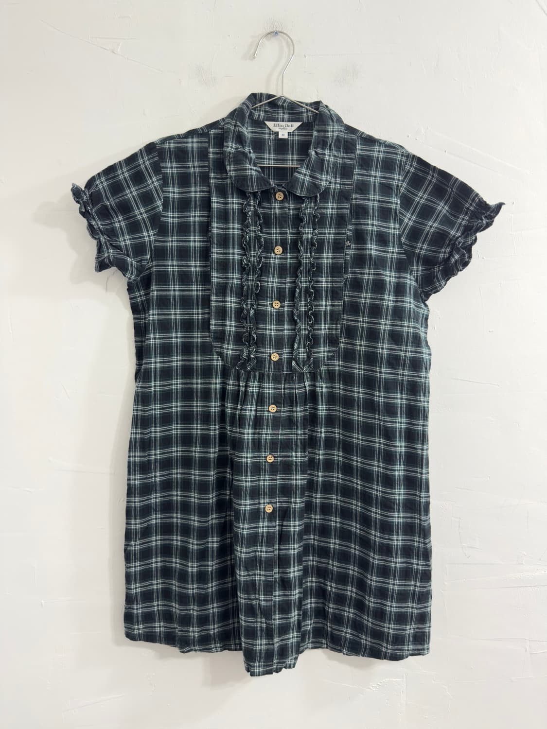 Elfin doll check onepiece 상품이미지1