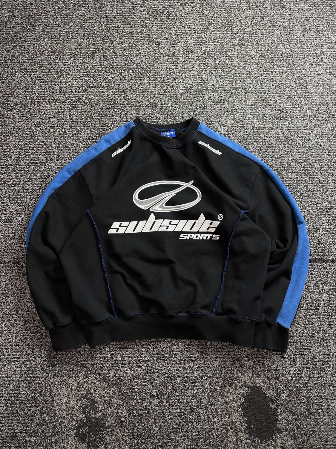 윌스토어 썹사이드 빅로고 사이드라인 크루넥 맨투맨 3233 상품이미지2