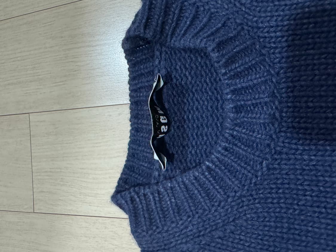 MSGM 네이비 니트 M 상품이미지3