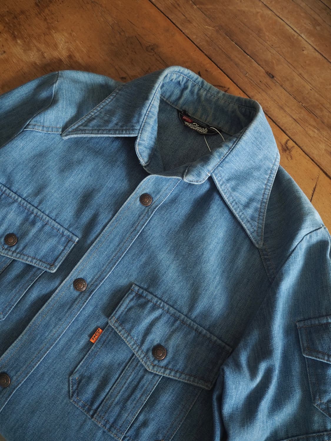 70's Levi's denim shirt  상품이미지1