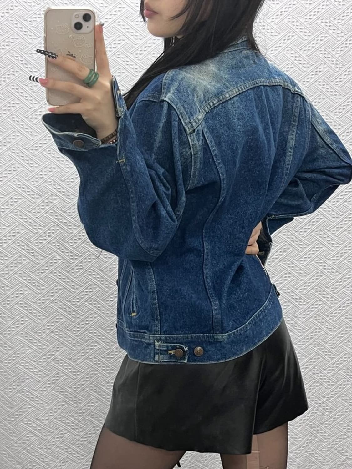 LEE 올드스쿨 빈티지 데미지 워싱 데님자켓 M C10361 상품이미지1