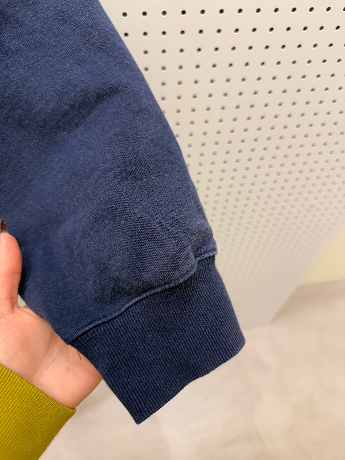 예스아이씨 그래픽 로고 후드 네이비 U1143 상품이미지4