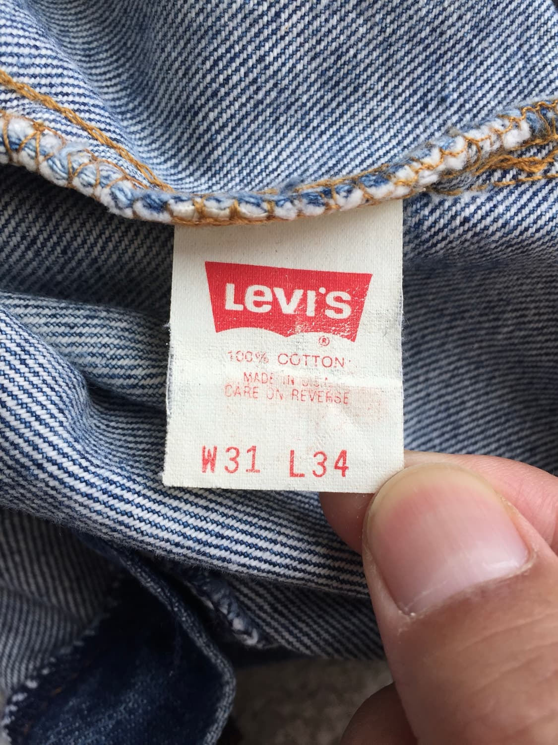 90‘s levis 리바이스 517 부츠컷 데님 굿에이징 상품이미지8