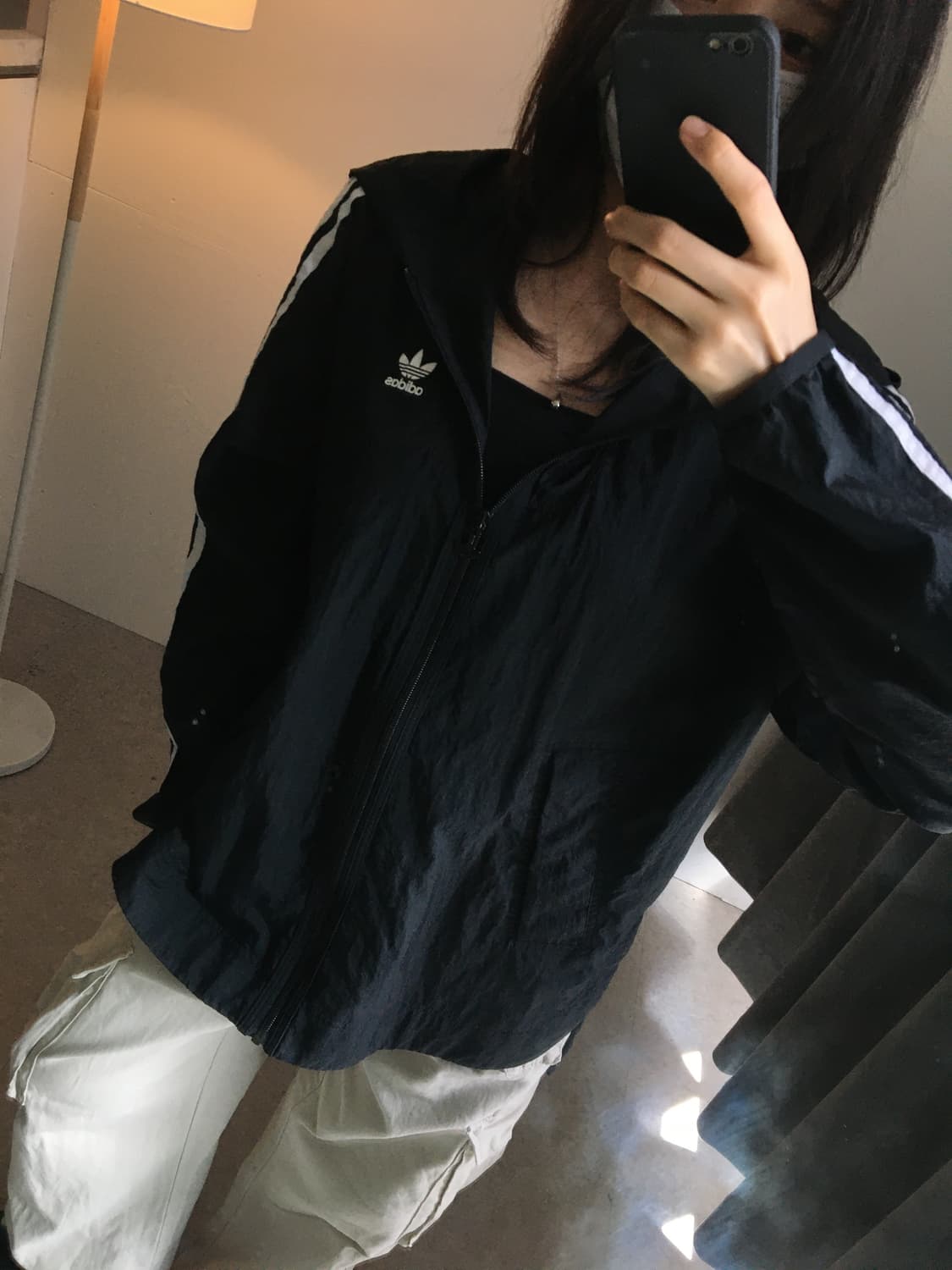 아디다스 사이드라인 후드 바람막이자켓 상품이미지2