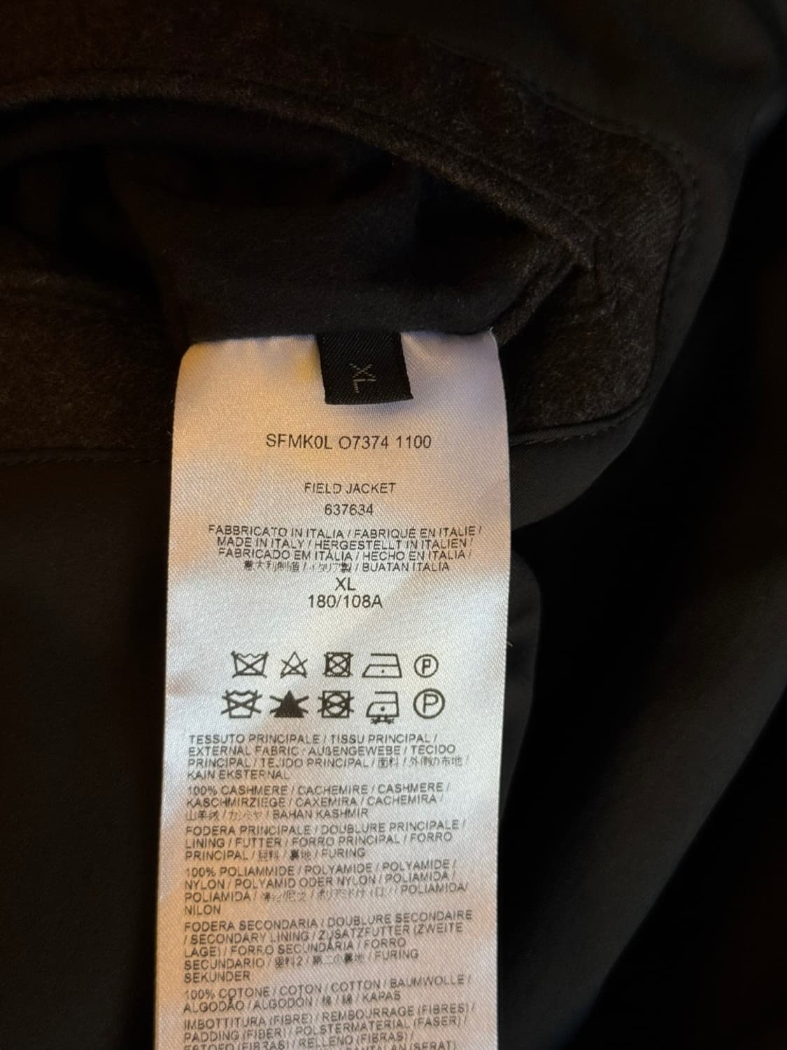 브리오니 베이비 캐시미어 필드자켓 105 상품이미지6