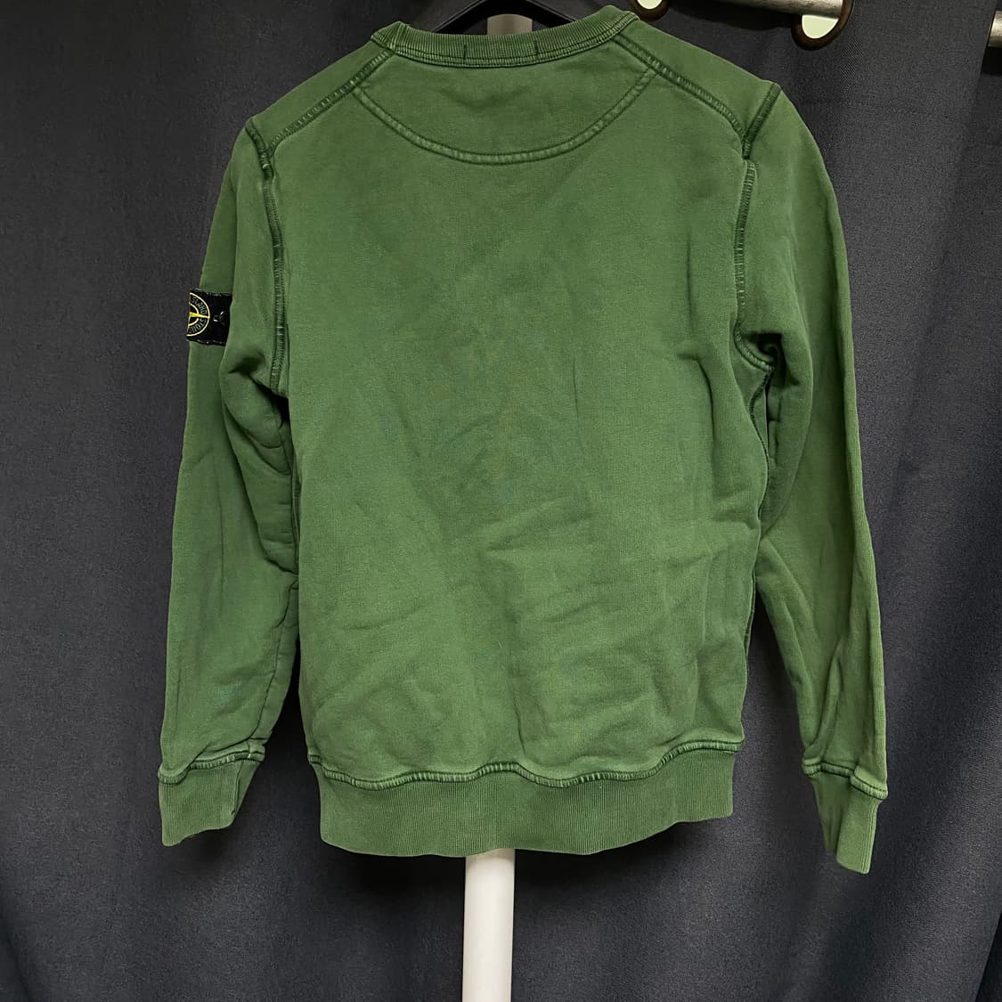 스톤아일랜드 키즈 맨투맨 그린 상품이미지3