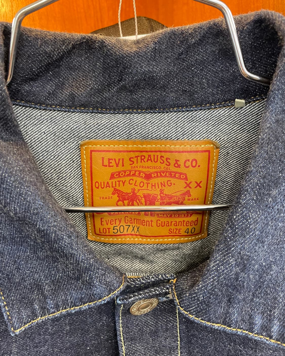 [40] LVC 리바이스 507XX 데님 자켓 상품이미지4