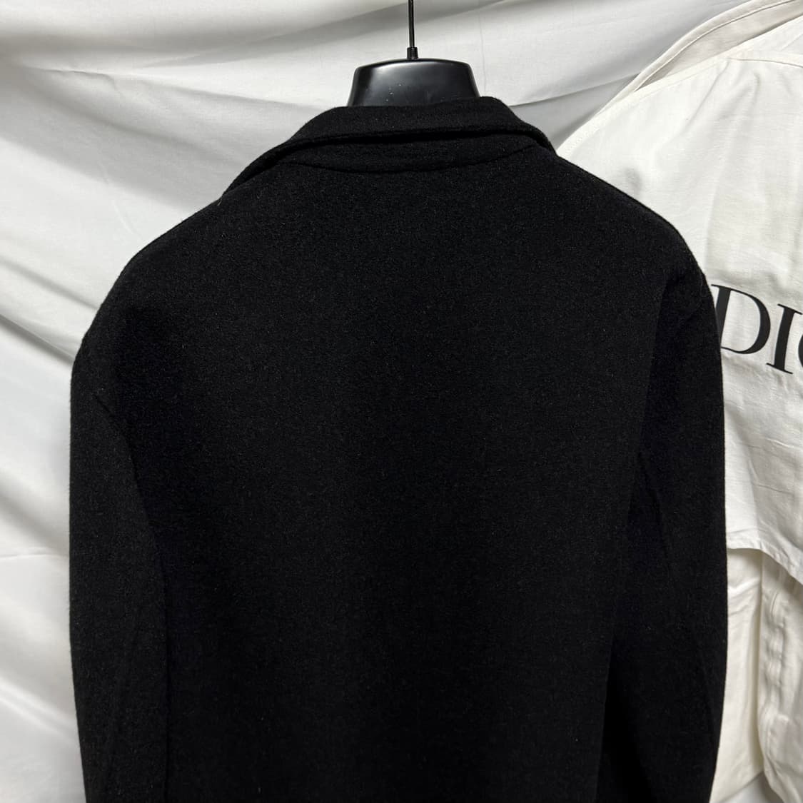 [S+급/44] 디올 클래식 울 코트 블랙 상품이미지5