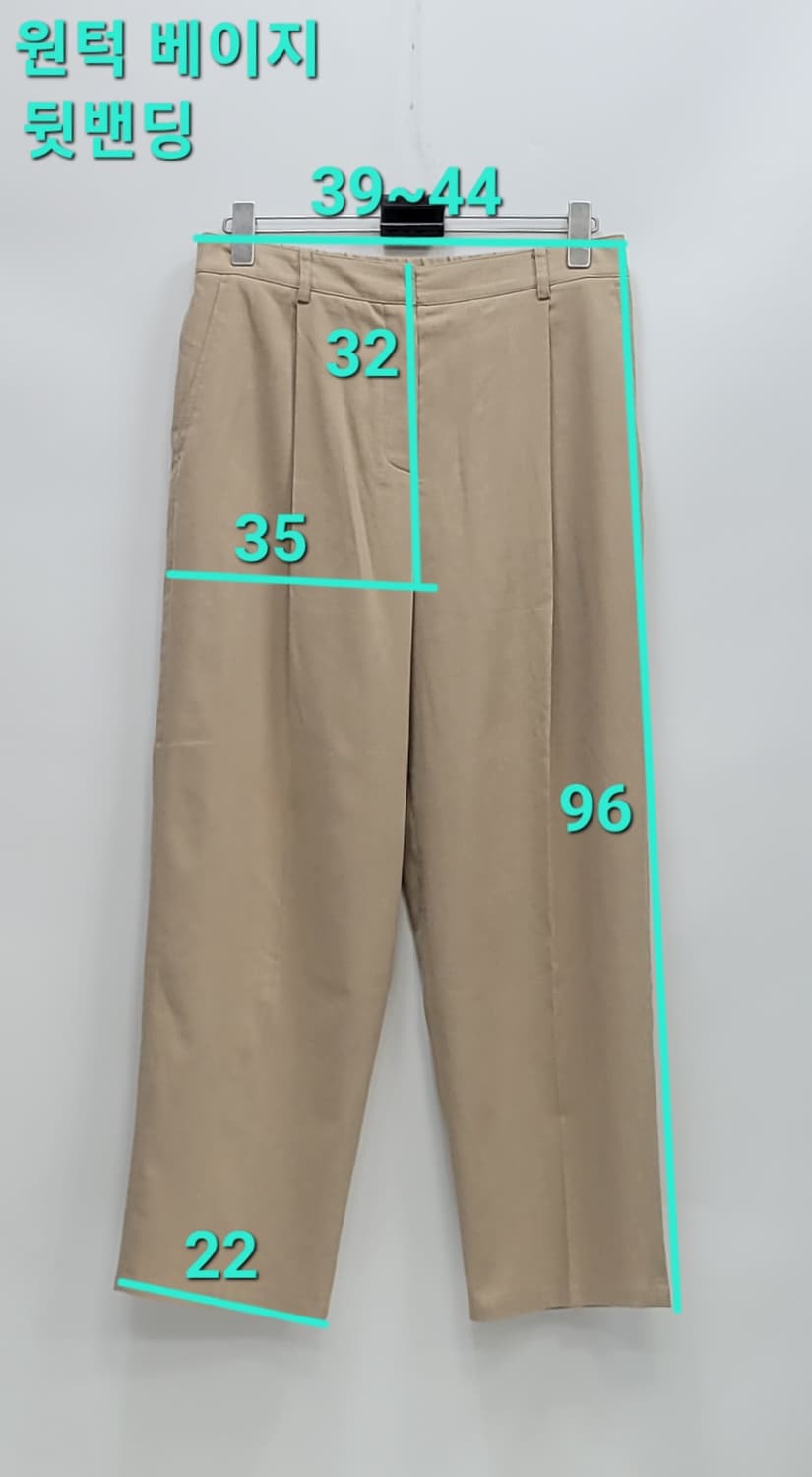BEANPOLE 22SS 빈폴레이디 배기핏 턱 치노 팬츠 / 여 28  상품이미지10