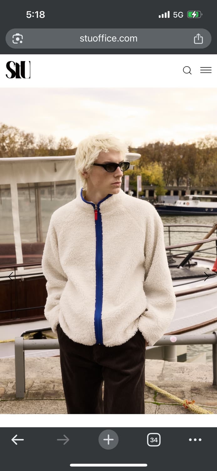 Stu FLEECE ZIP-UP JACKET 25aw 상품이미지1