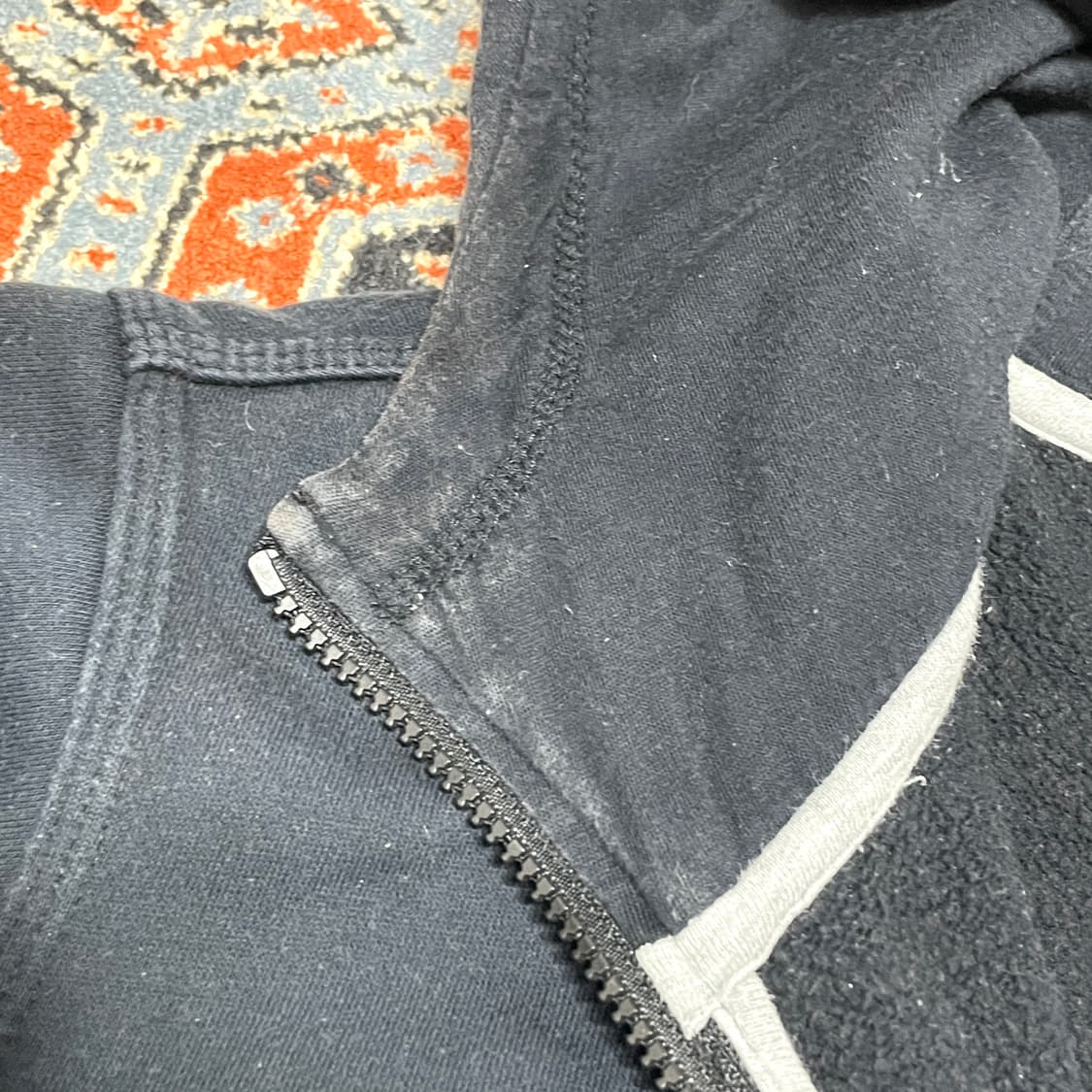 나이키 블랙 하이넥 후드집업 남성M 상품이미지9