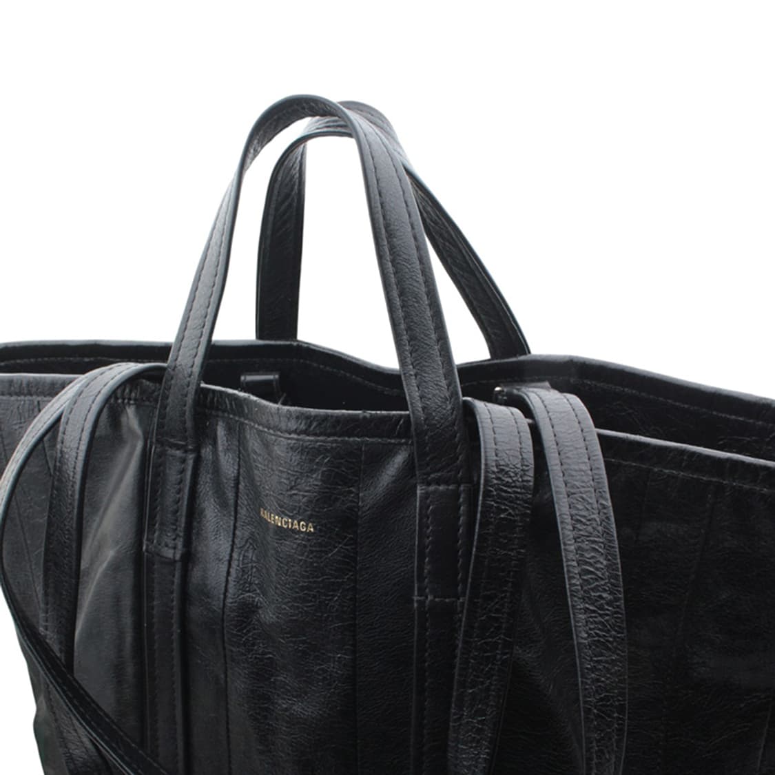 발렌시아가 블랙 레더 빅쇼퍼백 상품이미지6