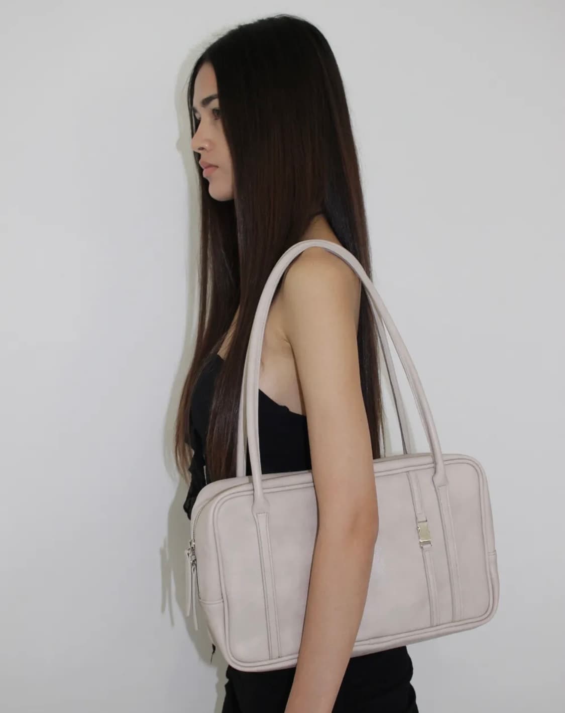 콜로신스 스퀘어백 그레이 아이보리 상품이미지2