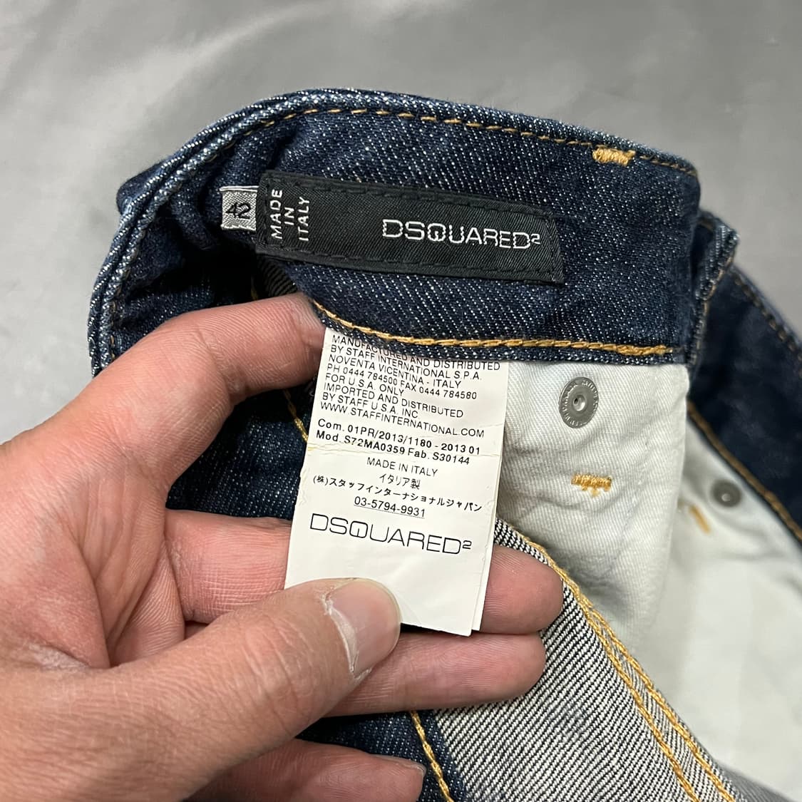  디스퀘어드2 도트 데님 스커트 y15867 상품이미지8