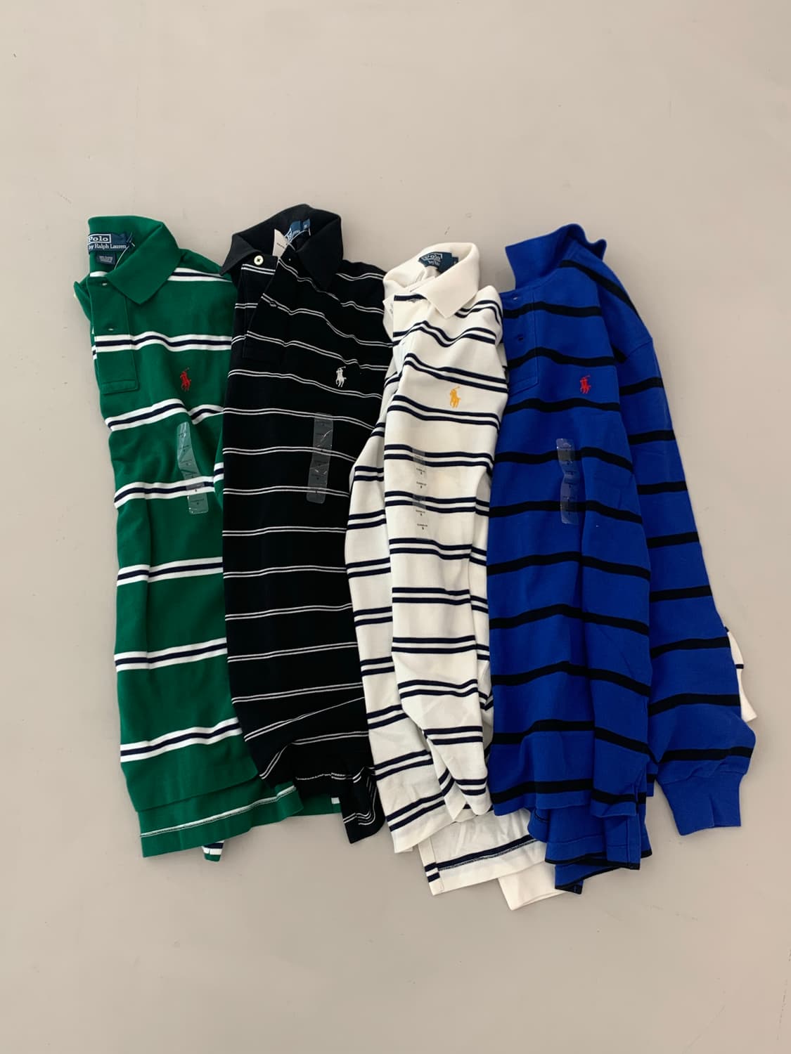 폴로 랄프로렌 스트라이프 긴팔 카라티 블랙 S,M,L 상품이미지4