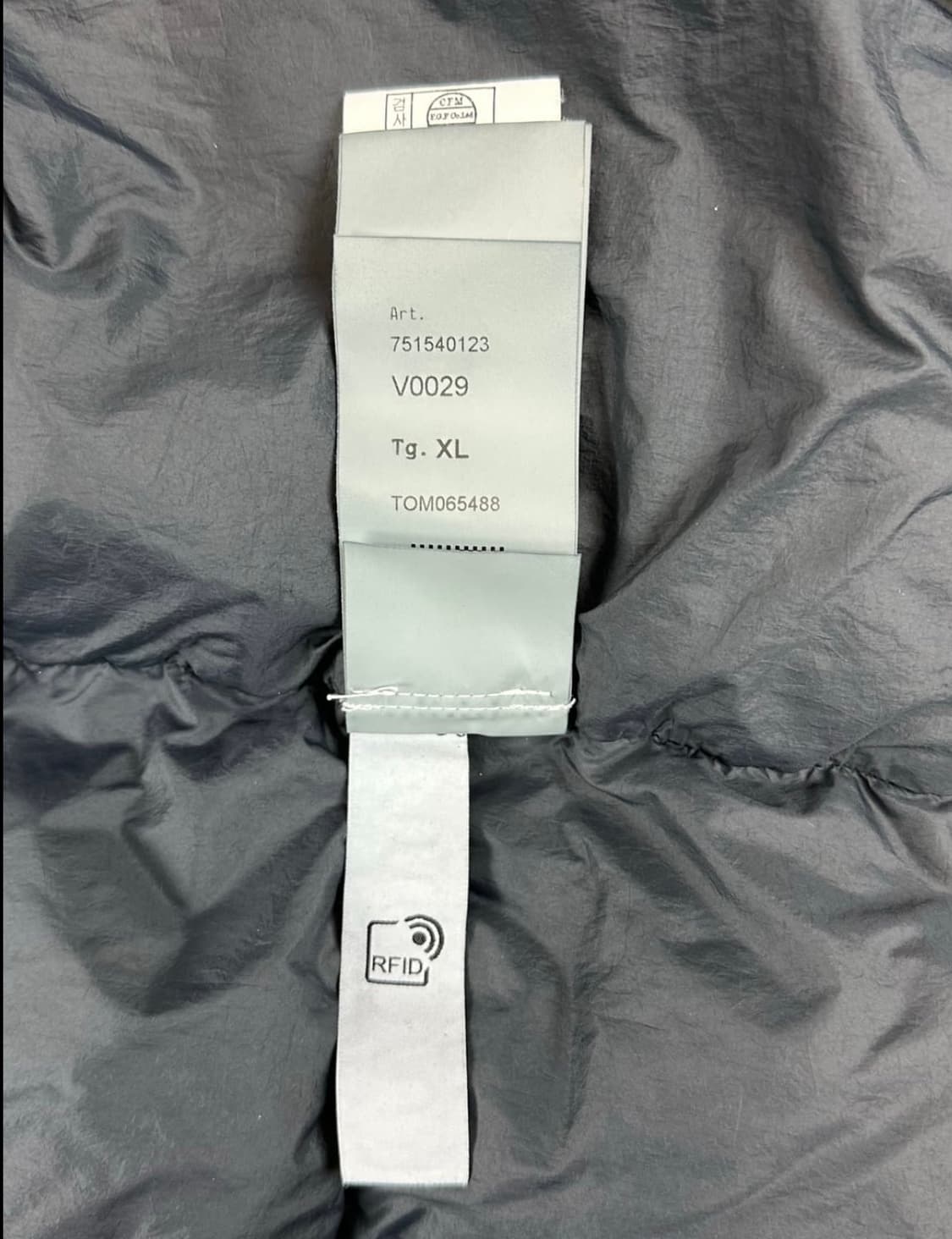 21FW 스톤아일랜드 크링클랩스 패딩 XL  상품이미지8