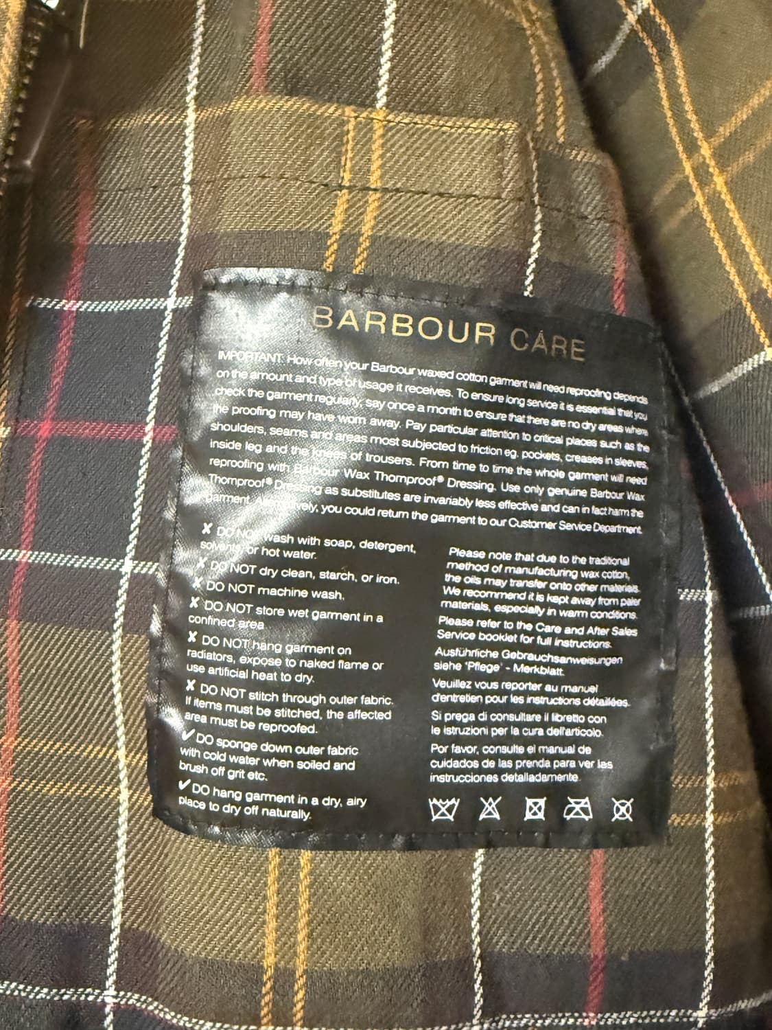 바버 클래식 비데일 자켓 올리브 상품이미지4